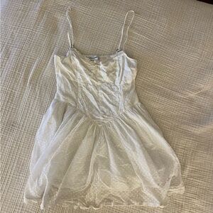 Hollister White Lace Dress